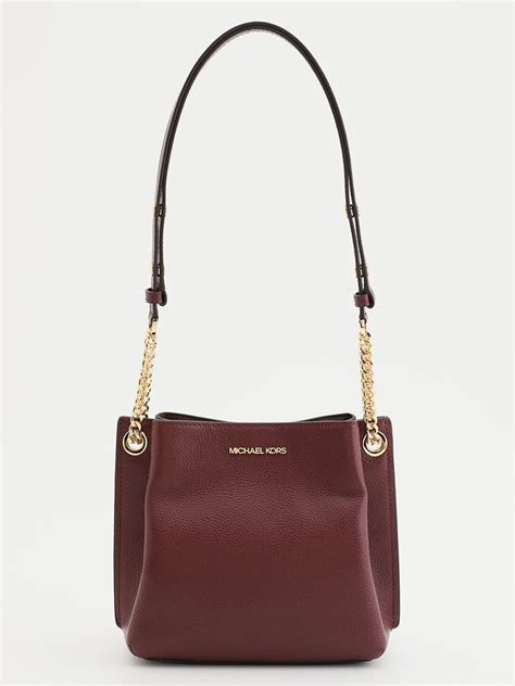 michael kors teagen sm conv bucket shldr|Michael Kors Bag Teagen Merlot SM Bucket SHLDR Leather 298 .